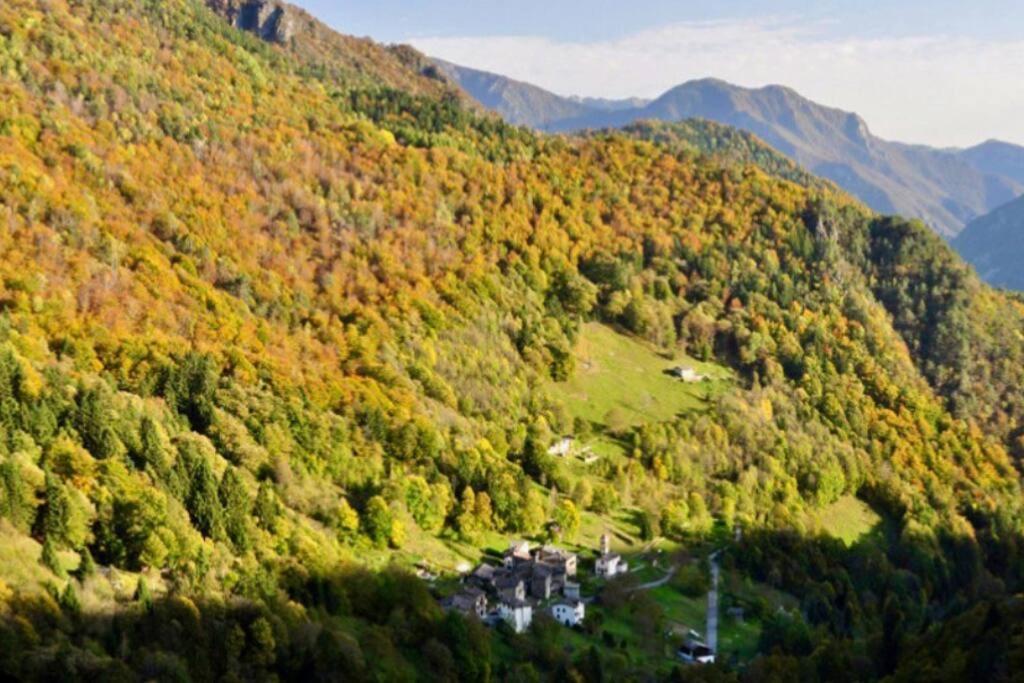 Appartamento Panoramico Casa Gerro Averara Exteriér fotografie
